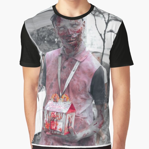 Zombie Mcdonalds Graphic T-Shirt
