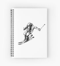Skier 2 Spiral Notebook