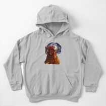 Chicken Galaxy Kids Pullover Hoodie