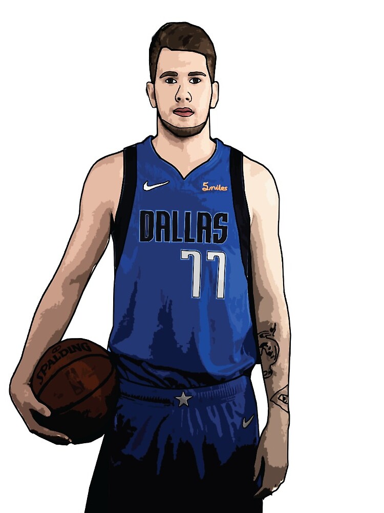 "Luka Doncic to save the Mavs" Drawstring Bag by ...