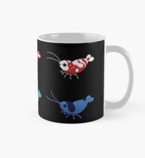 Red and blue shrimp Classic Mug