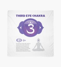 Drittes Auge Chakra Poster Tuch