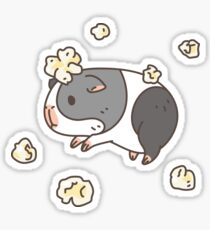 Guinea pig pattern, popcorning Sticker