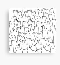 Cat cat cat cat Metal Print