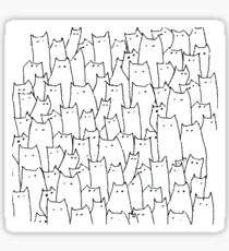 Cat cat cat cat Sticker