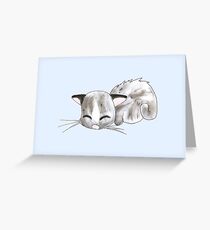 Cat Greeting Card