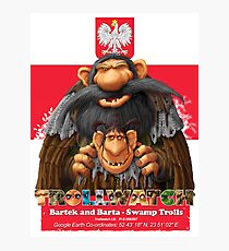 Bartek and Barta the Swamp Trolls Photographic Print