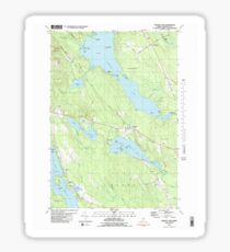 Maine USGS Historical Map Branch Lake 104954 1981 24000 Sticker