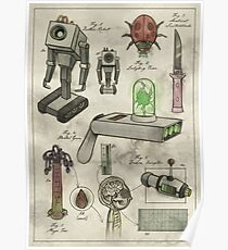 Rick and Morty - Vintage Gadgets #1 Poster