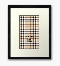 Burberry Framed Print