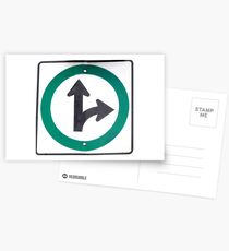 Right turn Postcards