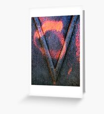 Letter V Greeting Card