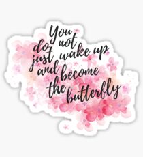 Growth is a process. Sticker
