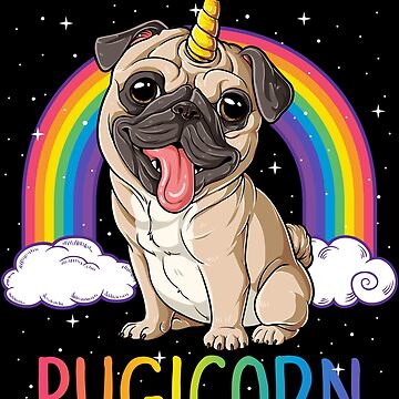 Pug Unicorn Galaxy Leggings