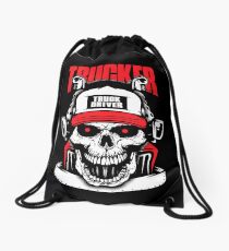 Truck Driver Trucker Drawstring Bag