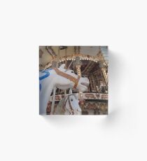 Fairground Carousel Acrylic Block