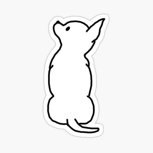 Chicorgi LoveChihuahua Corgi Chicorgi Vinyl Dog Window Decal Sticker