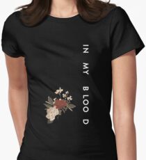 In My Blood Shawn Mendes Women's Fitted T-Shirt