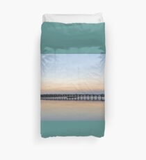 Quinta do Lago Wooden Bridge and Twilight Duvet Cover