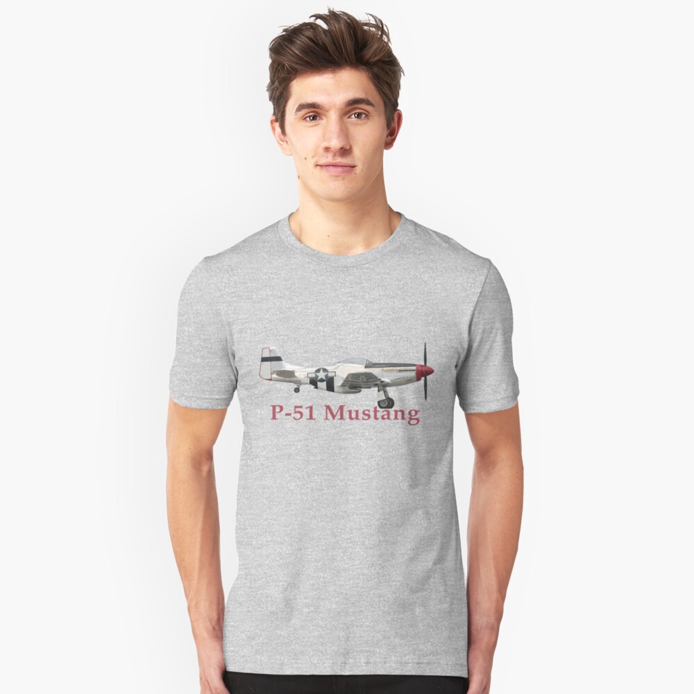 P-51 Mustang Slim Fit T-Shirt
