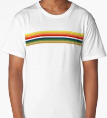 Thirteen 'Whittaker Rainbow' Shape Doctor T Shirt Pink Red Burgundy Long T-Shirt