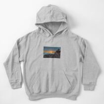 Rock Sunset Kids Pullover Hoodie