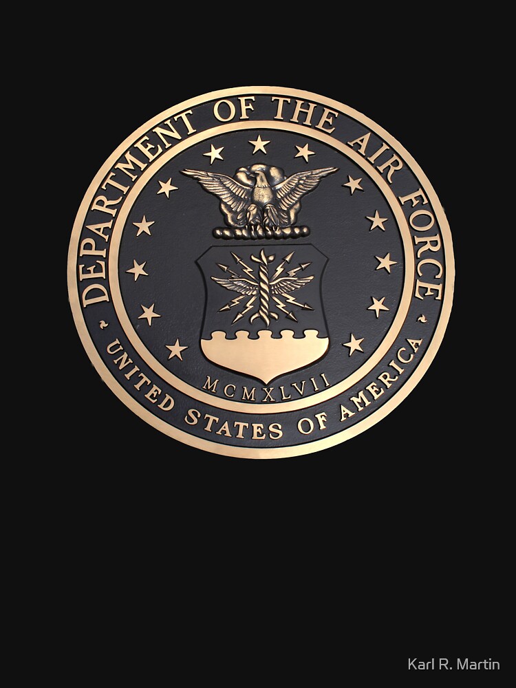 US Air Force Emblem T-Shirt by SirEagle