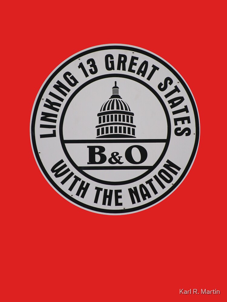 B&O Railroad T-Shirt by SirEagle