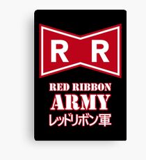 Red Ribbon Army Logo Canvas Print