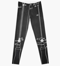 SAW FRAME chalkboard Leggings