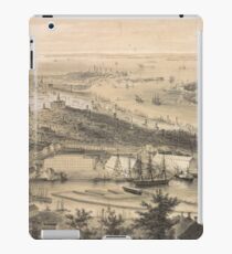 Vintage Pictorial Map of Brooklyn NY (1855) iPad Case/Skin