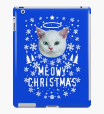 41 Cat Holy Snow Cat MEOWY CHRISTMAS iPad Case/Skin