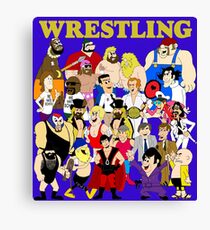 Hannah-Barbarian Memphis Wrestling All-Stars Canvas Print