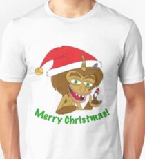 Merry Christmas Hormone Monster - Big Mouth Slim Fit T-Shirt