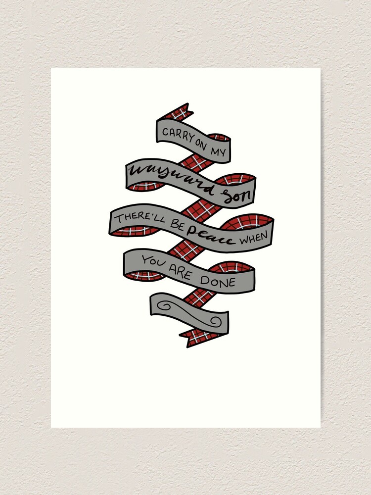 Supernatural Wayward Son Banner Art Print By Stephnicholls
