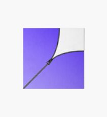 ZIPPER FIVE PURPLE Art Board