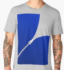 ZIPPER FIVE BLUE Men's Premium T-Shirt