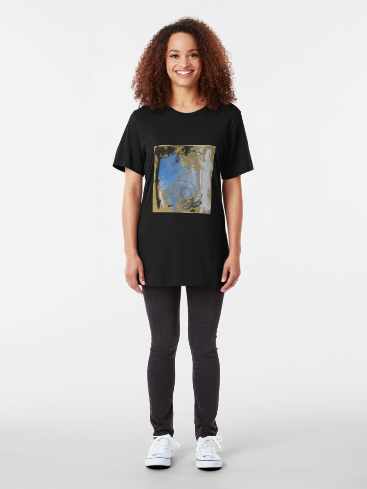 Alternate view of Abstract before Christmas Slim Fit T-Shirt