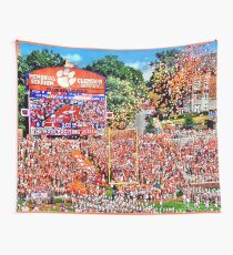 Clemson Most Exciting 25 Seconds Wall Tapestry