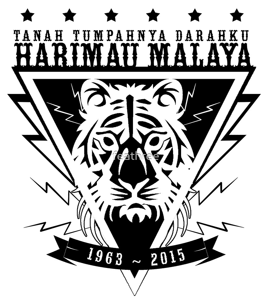 Harimau Malaya By Feathree Redbubble