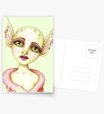 Goblin Girl Wishes Postcards