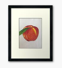 Peachy Framed Print