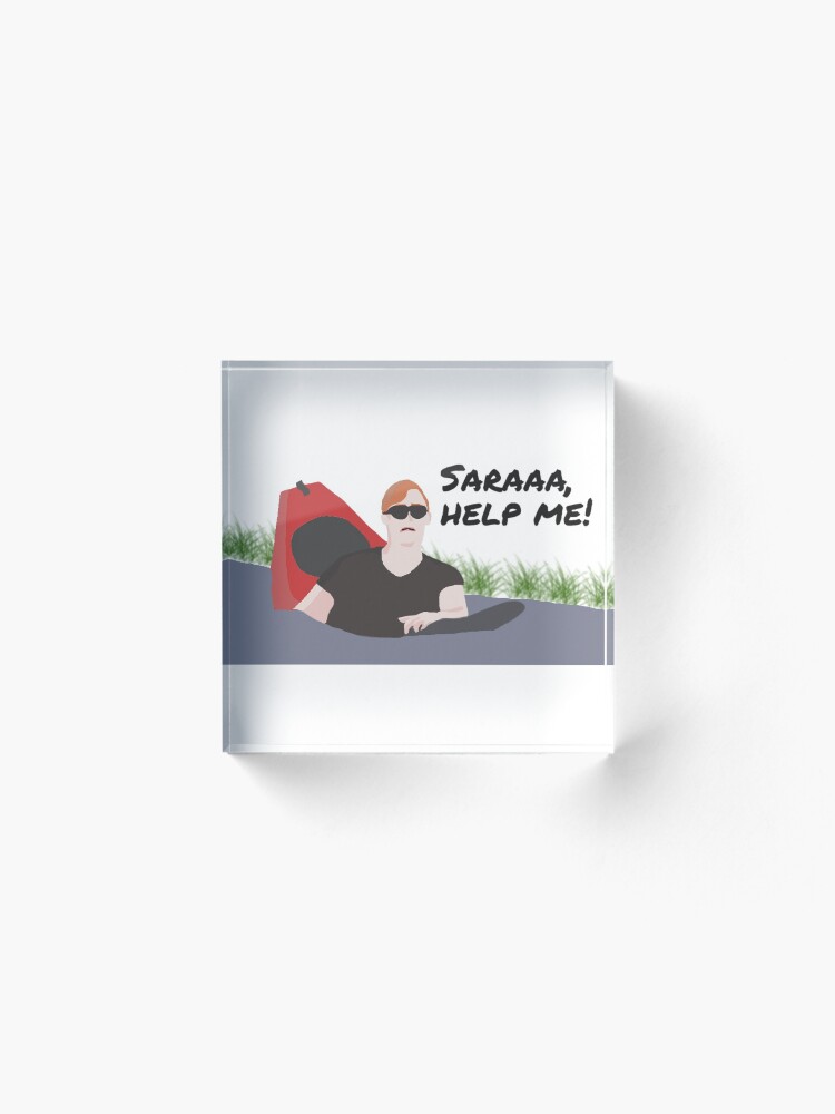 Alternate view of Saraaa, help me! Acrylic Block