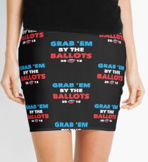 Grab 'Em By The Ballots 2018 Gifts Political Politics Shirts Mini Skirt