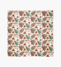 Woodland Yuletide Pattern in Snow White Scarf