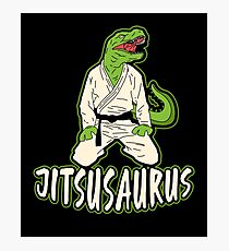 Jiu Jitsu Martial Art Dinosaur Fighter Gift Photographic Print