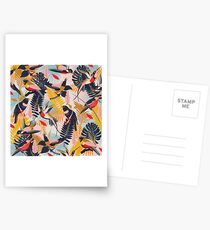 Tropical Birds Pattern II. Postcards