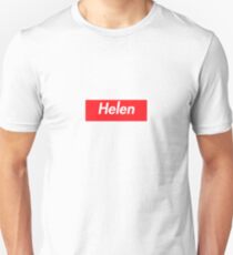 Hello My Name Is Helen Name Tag Unisex T-Shirt