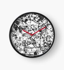 Mijumi Pollock Black and White Clock