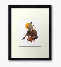 When the time comes, you gotta run and don’t look back. Framed Print